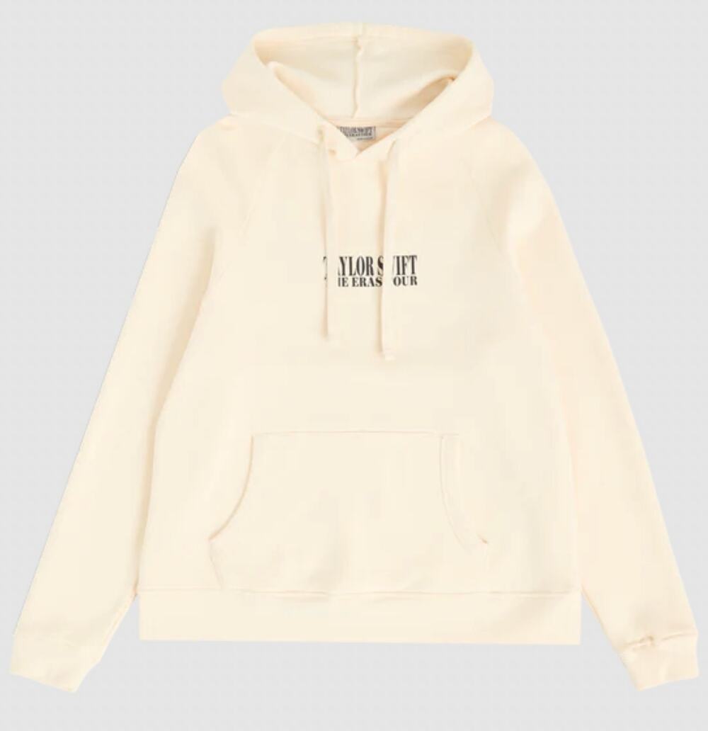 Taylor Swift Hoodie Size L Eras Tour Sealed Swiftie Merch Beige NWT